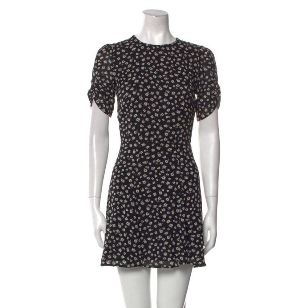 Reformation Floral Print Short Dress XS